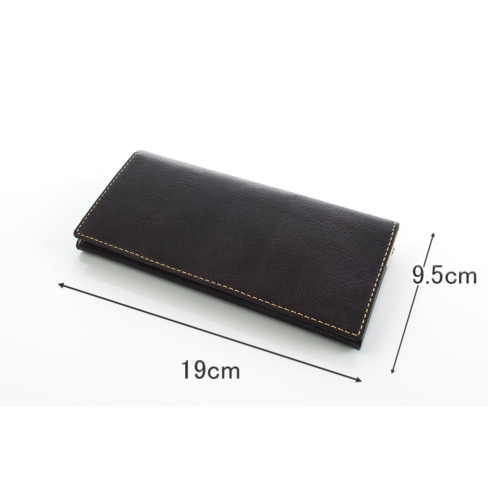 CEINT 2 COWHIDE LEATHER LONG WALLET