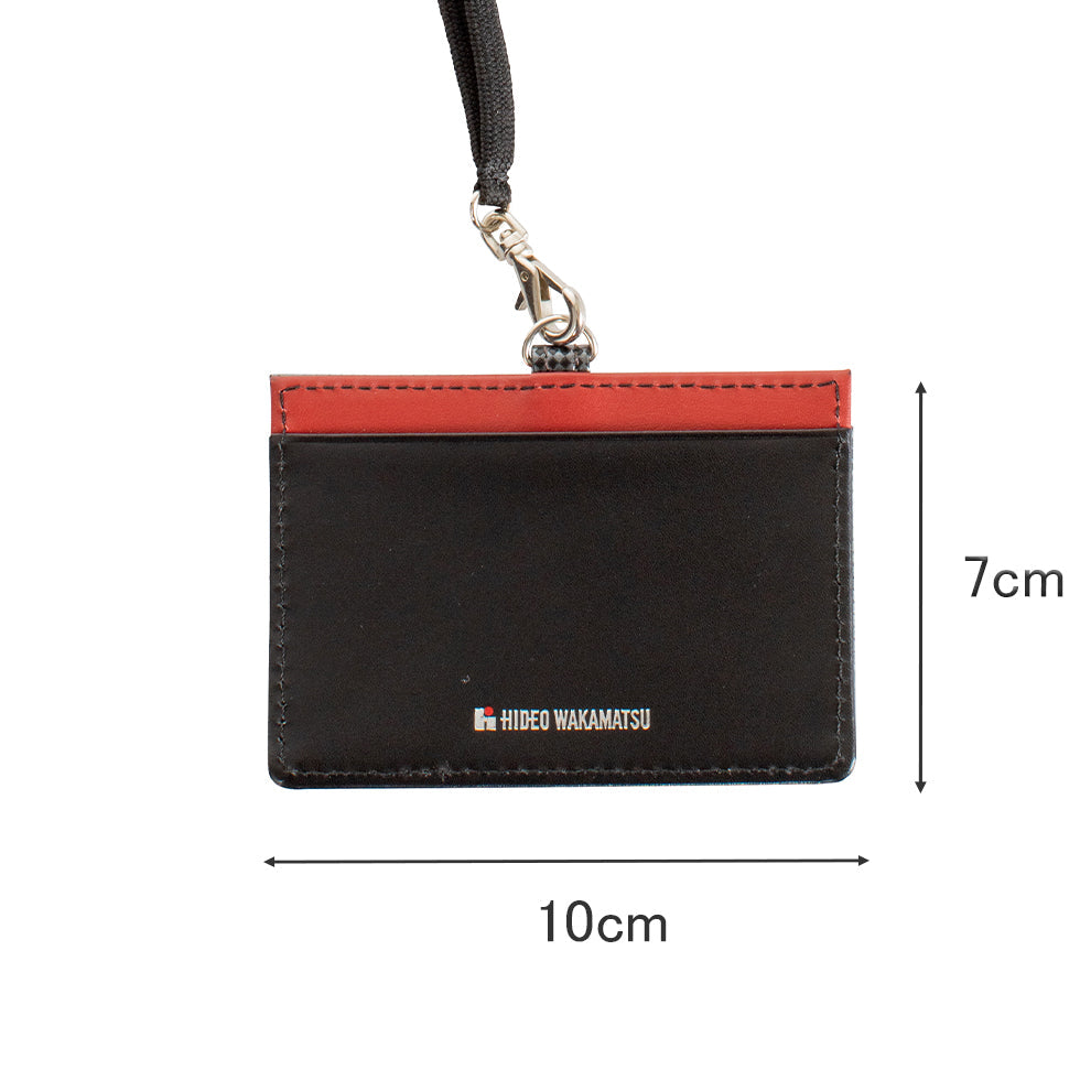 ロック牛革パスケース