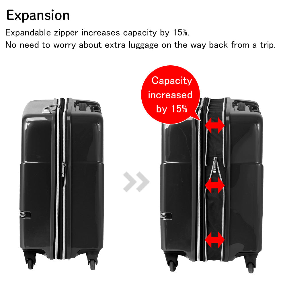 MAX CABIN EX 42L (expanded 48L) 2-3 nights carry-on size