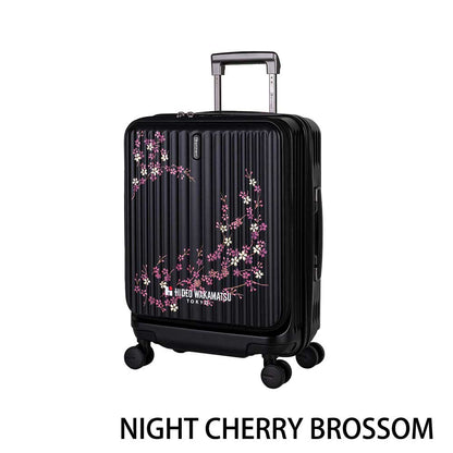 夜桜フロントオープンキャリー [S] 36L（拡張時44L）2～3泊機内持ち込みサイズ
