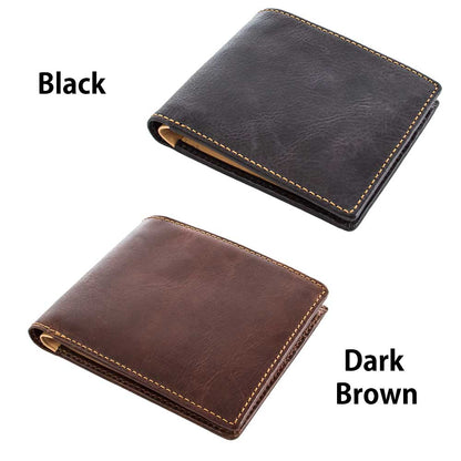 セイント2 牛革二つ折り財布