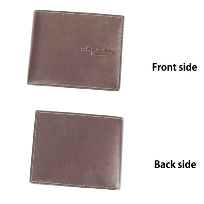 タック 牛革 二つ折り財布