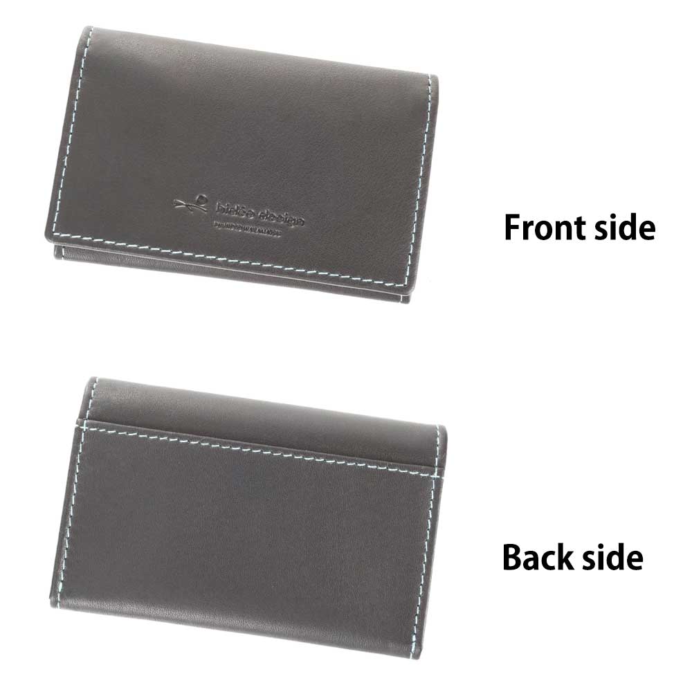 タック牛革名刺入れ