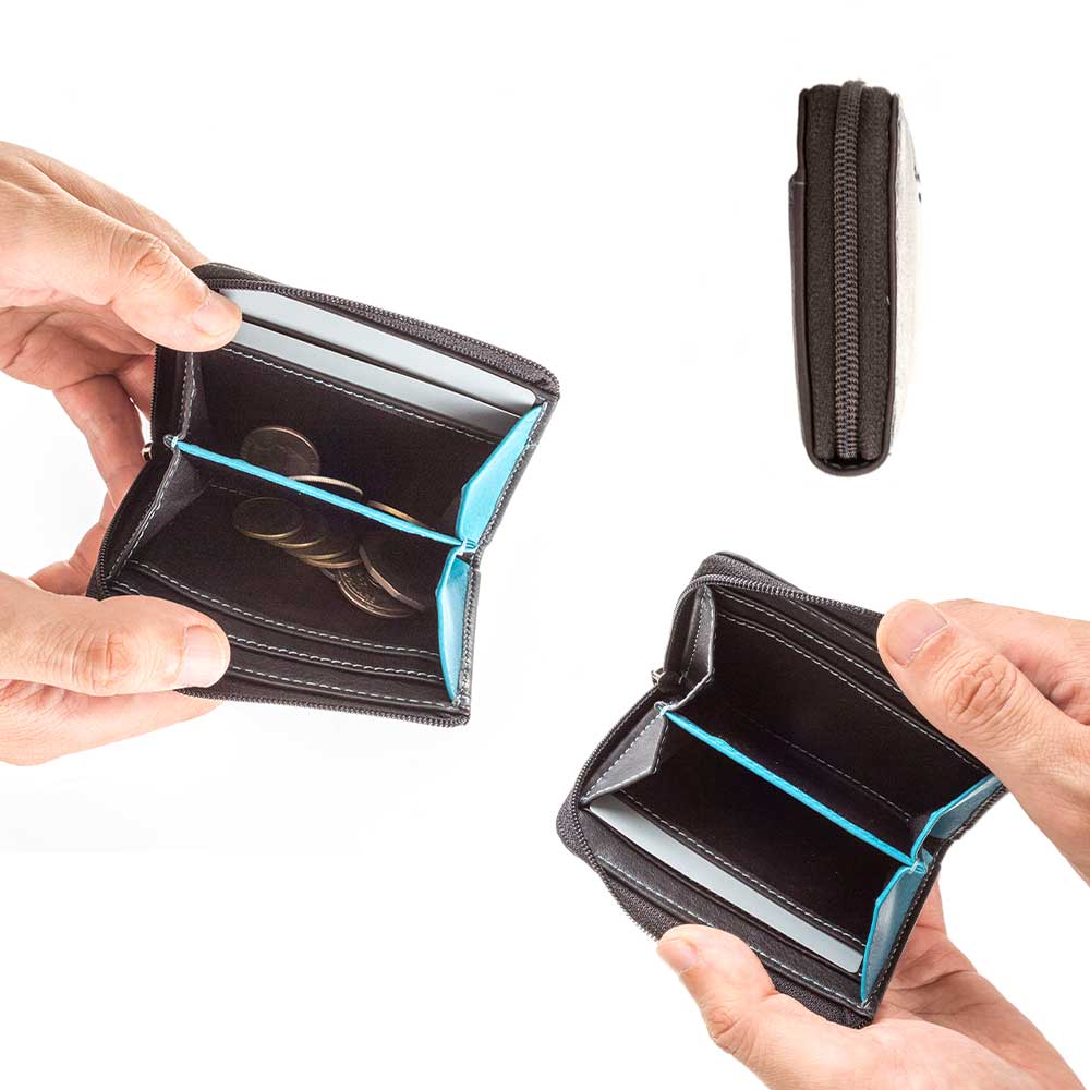 タック牛革コインケース